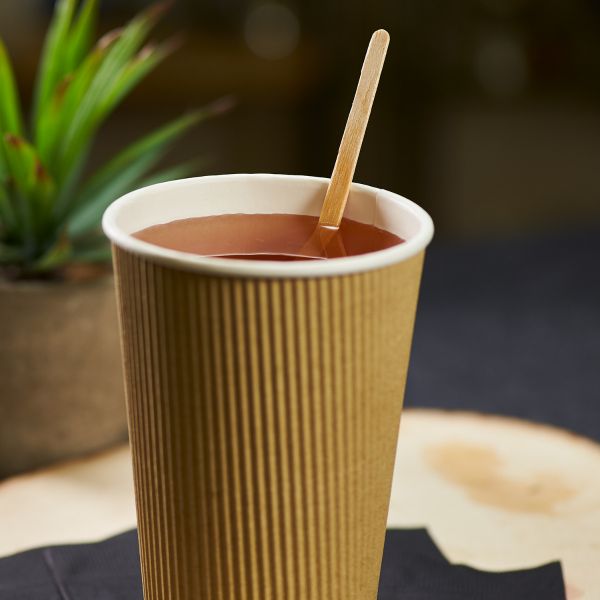Karat Earth 7.5" Wooden Coffee Stirrer Paper, Wrapped - 5,000 pcs