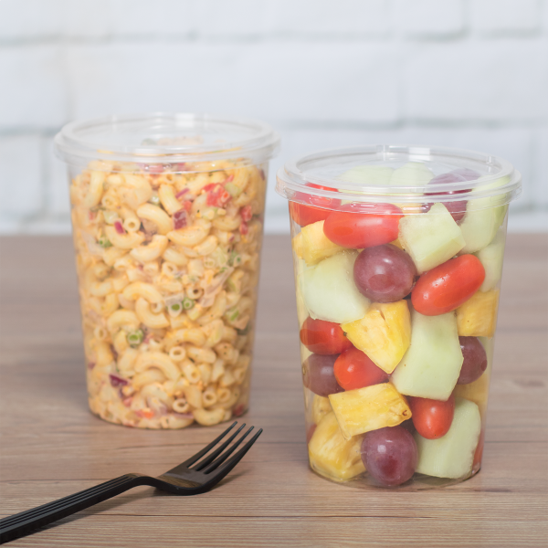 Karat Earth 32oz Eco-Friendly PLA Round Deli Container (117mm) - 500 pcs