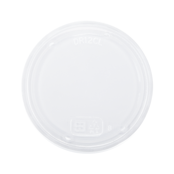 Karat Earth Lid for 8-32 oz. PLA Deli Container (117mm), Clear - 500 pcs