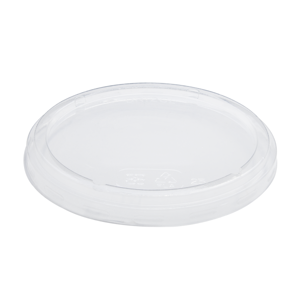 Karat Earth Lid for 8-32 oz. PLA Deli Container (117mm), Clear - 500 pcs