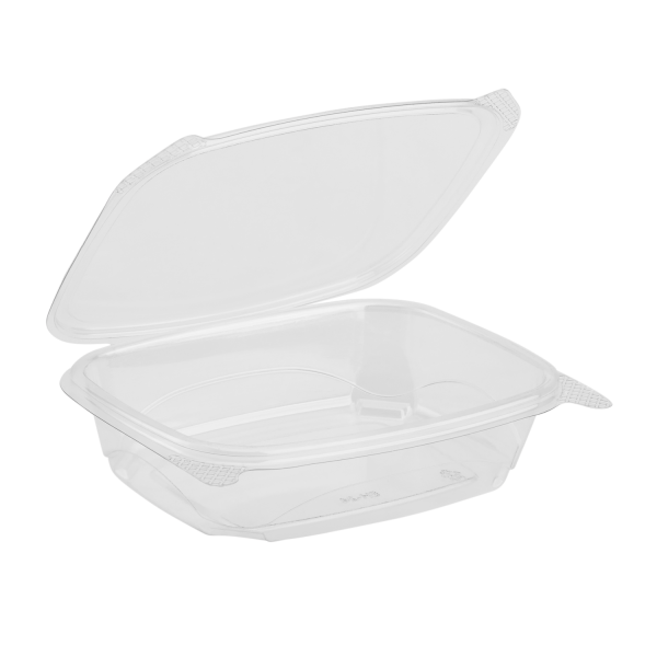 Karat Earth 24oz PLA Hinged Deli Container - 200 pcs
