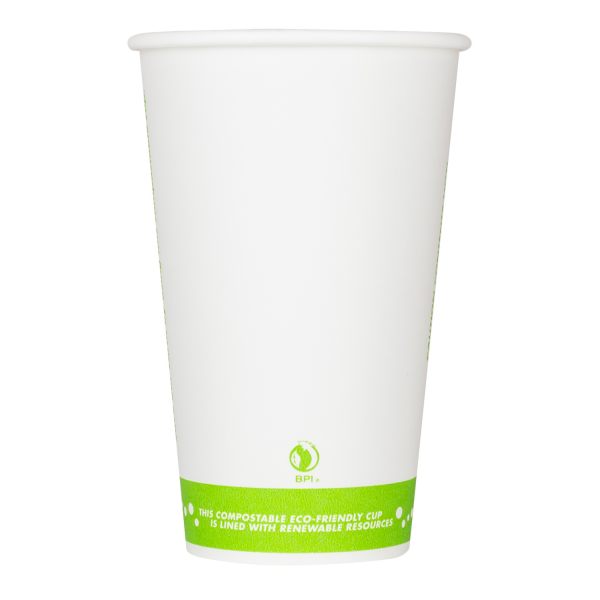 Karat Earth 16oz Eco-Friendly Paper Hot Cups (90mm), Generic Print - 1,000 pcs