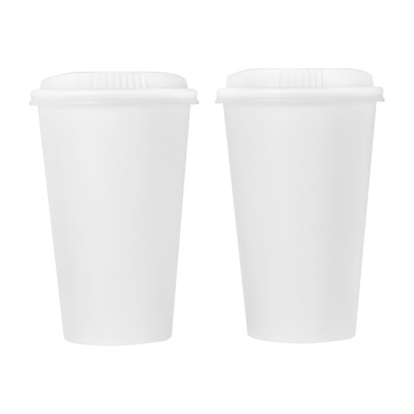Karat Earth 16oz Eco-Friendly Paper Hot Cups (90mm), White - 1,000 pcs