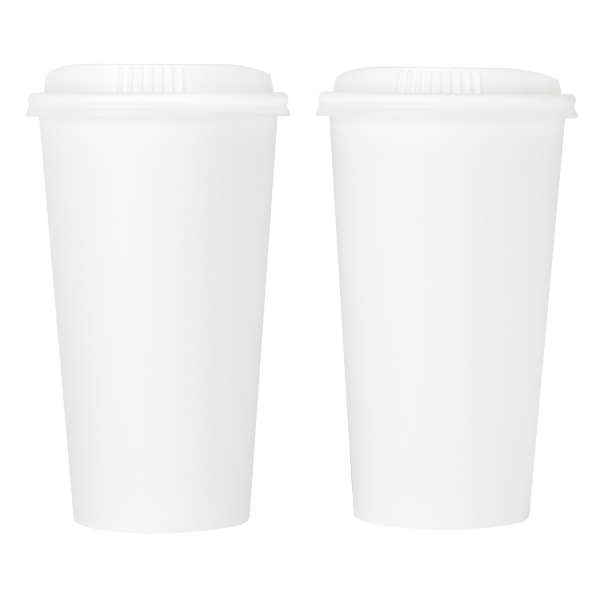 Karat Earth 20oz Eco-Friendly Paper Hot Cups (90mm), White - 600 pcs