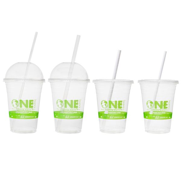 Karat Earth 16oz PLA Eco-Friendly Cup (98mm), Generic Print - 1,000 pcs
