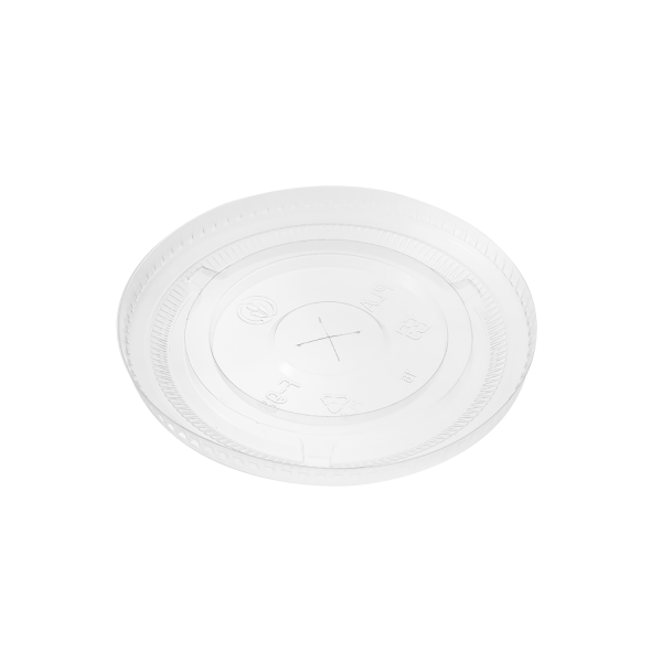 12-24oz PLA Eco-Friendly Flat Lids (98mm) - 1,000 pcs