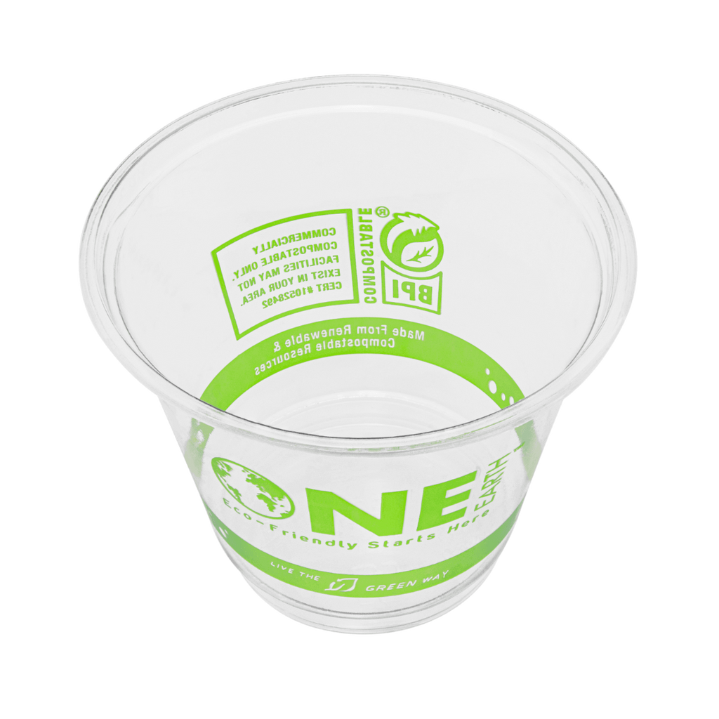 Karat Earth 9oz Generic PLA Cup (92mm), Stock Print - 1,000 pcs