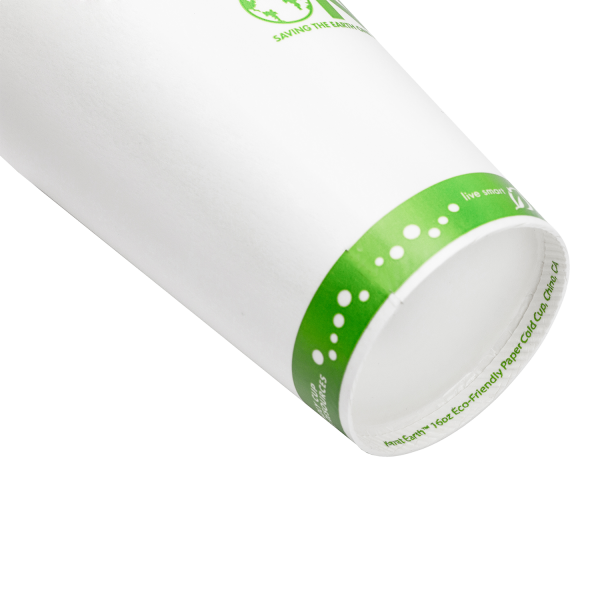 Karat Earth 16oz Eco-Friendly Paper Cold Cups (90mm), Generic Print - 1,000 pcs