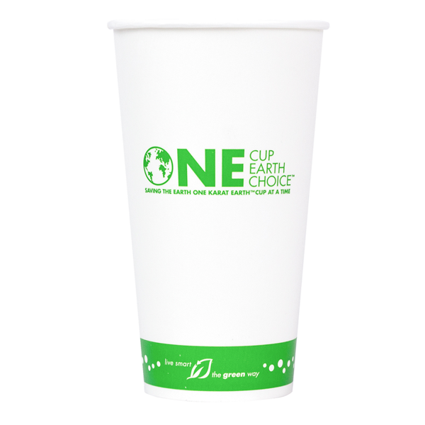 Karat Earth 32oz Eco-Friendly Paper Cold Cups (104.5mm), Generic Print - 600 pcs