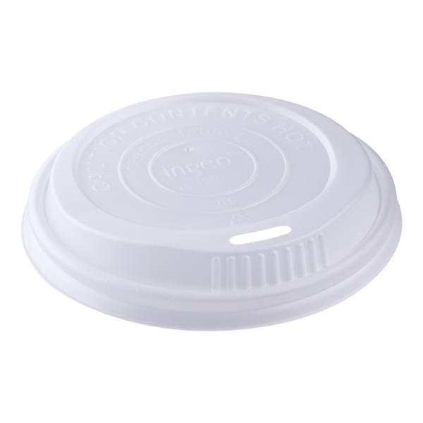 Karat Earth 90mm Sipper Dome Lids for 10-24oz Hot Cups - 1,000 pcs