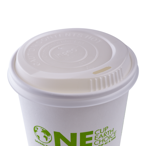 Karat Earth 90mm Sipper Dome Lids for 10-24oz Hot Cups - 1,000 pcs