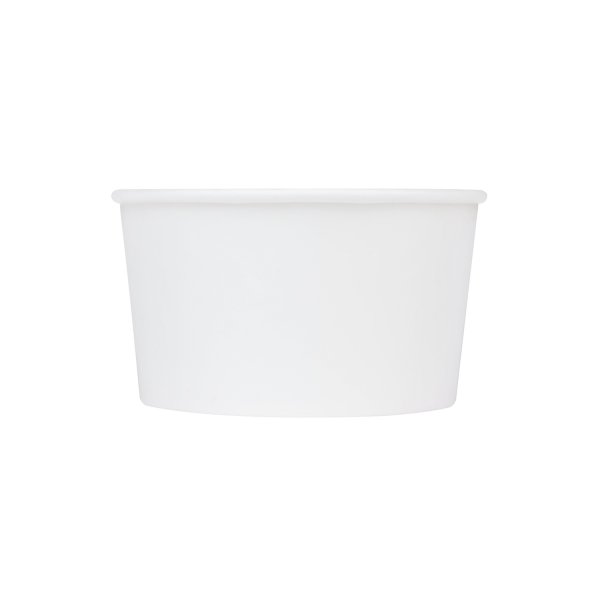 Karat Earth 12oz Eco-Friendly Paper Food Containers (114.6mm), White - 500 pcs