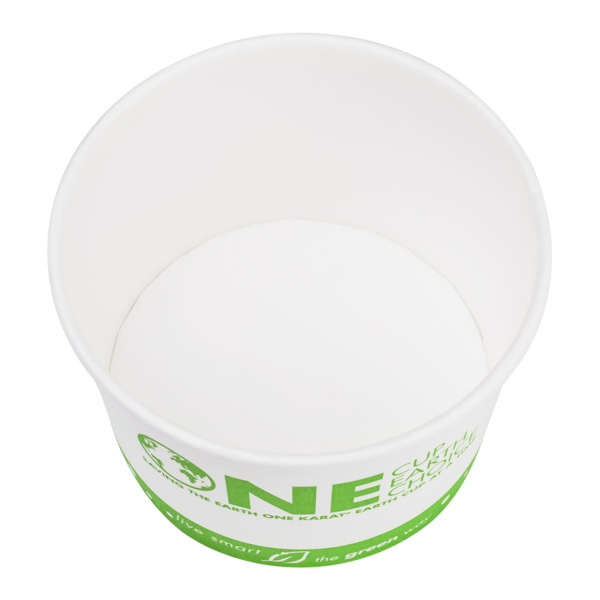 Karat Earth 16oz Eco-Friendly Paper Food Containers (114.6mm), Generic Print - 500 pcs