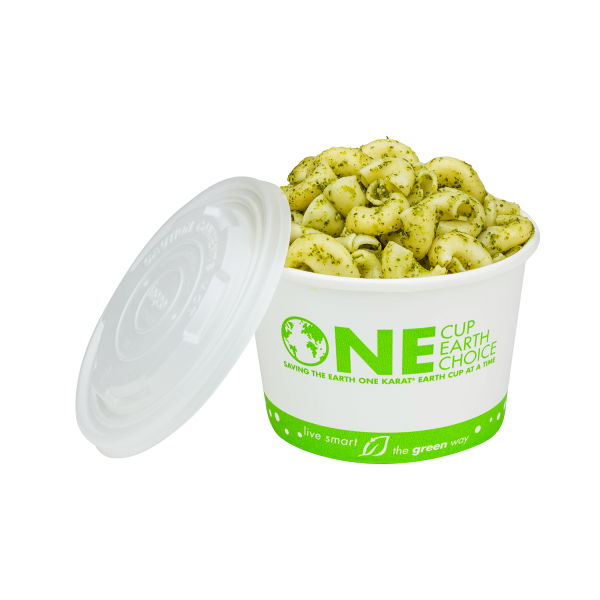 Karat Earth 16oz Eco-Friendly Paper Food Containers (114.6mm), Generic Print - 500 pcs