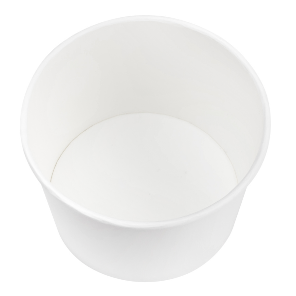 Karat Earth 16oz Eco-Friendly Paper Food Containers (114.6mm), White - 500 pcs