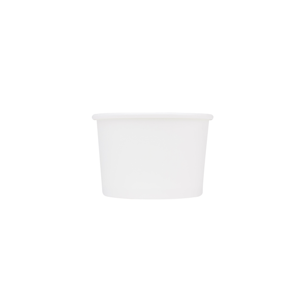 Karat Earth 4oz Eco-Friendly paper Food Containers (75.3mm), White - 1,000 pcs