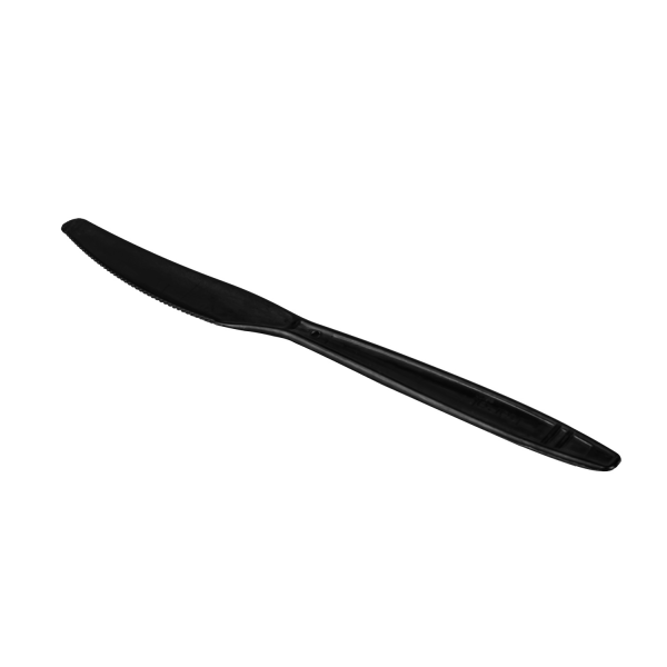 Karat Earth Heavy Weight Bio-Based Knives, Black - 1,000 pcs