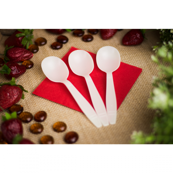 Karat Earth Heavy Weight Bio-Based Soup Spoons, Natural - 1,000 pcs