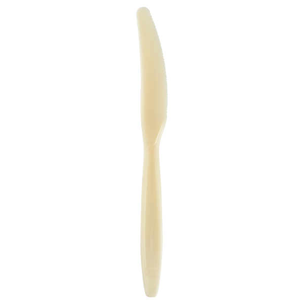 Karat Earth Heavy Weight Bio-Based Knives Wrapped, Natural - 1,000 pcs