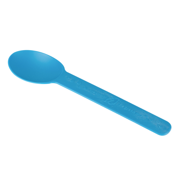 Karat Earth Heavy Weight Bio-Based Spoons, Teal Blue - 1,000 pcs