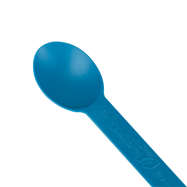 Karat Earth Heavy Weight Bio-Based Spoons, Teal Blue - 1,000 pcs