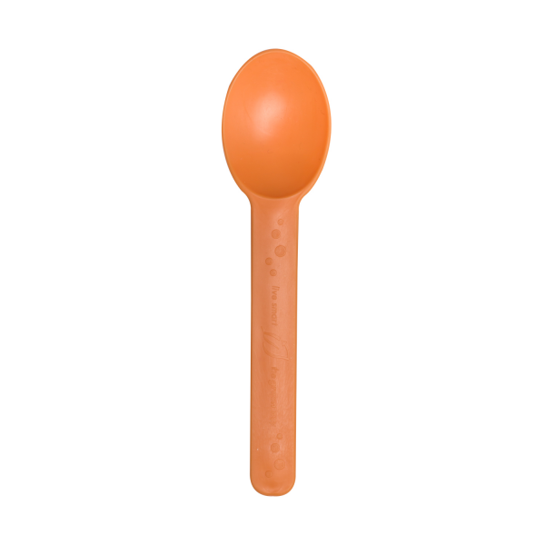 Karat Earth Heavy Weight Bio-Based Spoons, Tangerine Orange - 1,000 pcs
