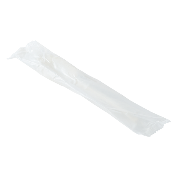 Karat Earth Medium-Heavy Weight CPLA Compostable Spork Wrapped, White - 750 pcs