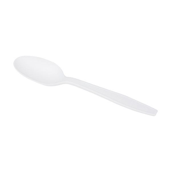 Karat Earth PLA Medium-Heavy Weight Compostable Tea Spoons Bulk Box, Natural - 1,000 pcs