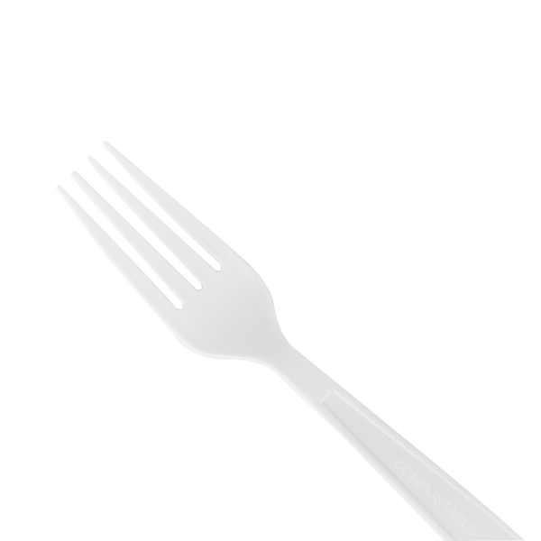 Karat Earth PLA Heavy Weight Compostable Forks, Natural - 1,000 pcs