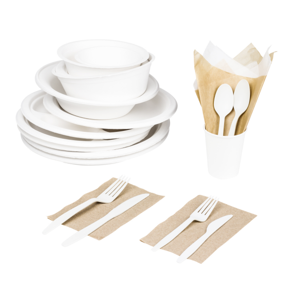 Karat Earth PLA Heavy Weight Compostable Forks, Natural - 1,000 pcs
