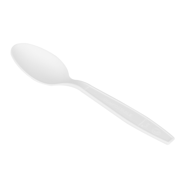 Karat Earth PLA Heavy Weight Compostable Tea Spoons, Natural - 1,000 pcs