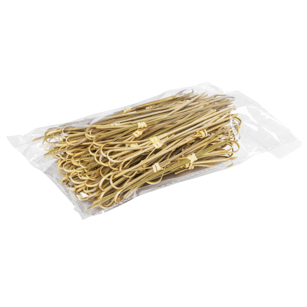 Karat Earth 6" Bamboo Heart Looped Skewer - 5,000 pcs