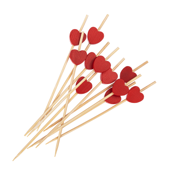 Karat Earth 3.5'' Bamboo Pick, Red - 5,000 pcs