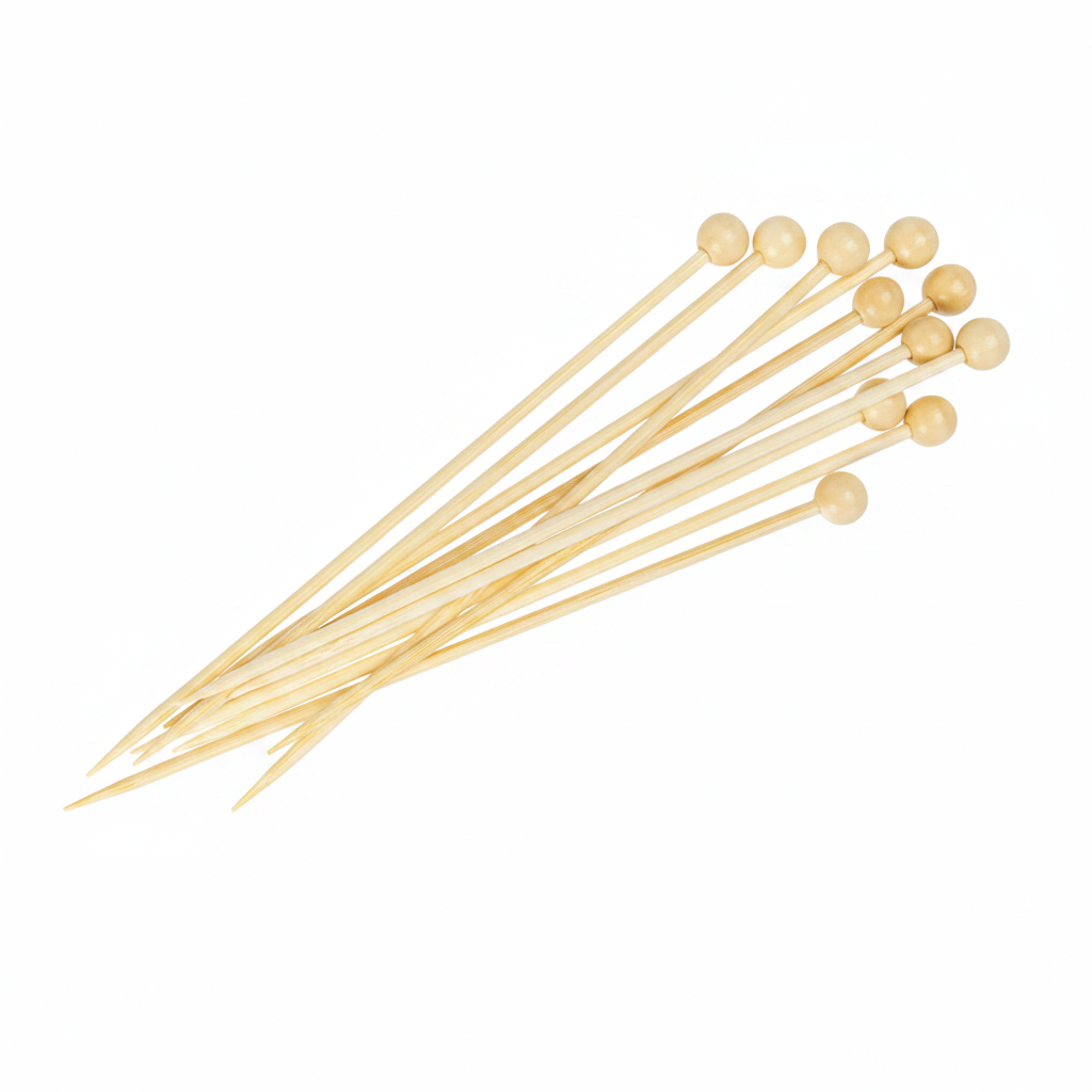 Karat Earth 6'' Bamboo Pick, Natural - 5,000 pcs
