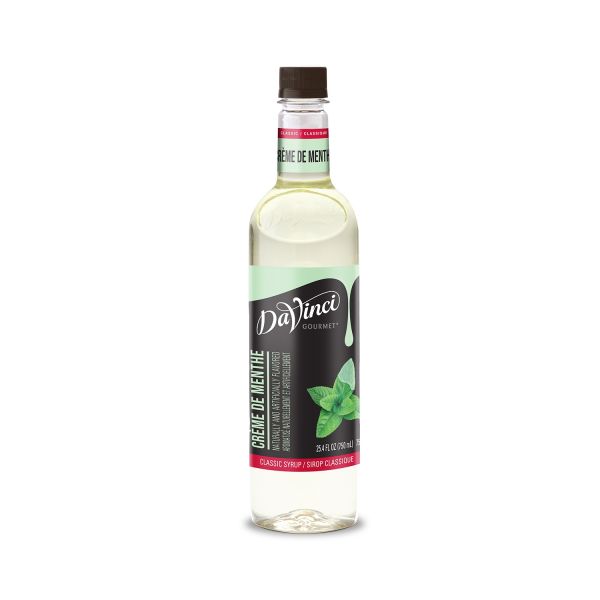 DaVinci Classic Creme de Menthe Syrup - Bottle (750mL)