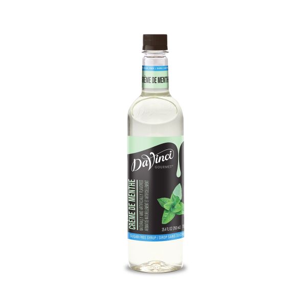 DaVinci Sugar Free Creme de Menthe Syrup - Bottle (750mL)