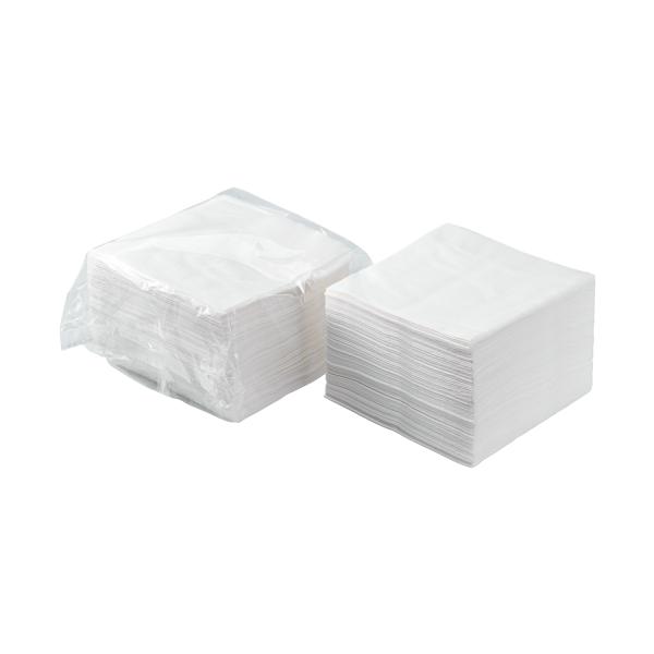 [3,000 ct] 10" x10" Premium Beverage Napkins, White