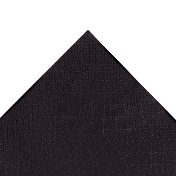[1,000 ct] 9.5" x9.5" Beverage Napkins, Black