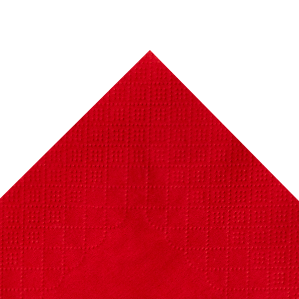 [1,000 ct] 9.5" x9.5" Beverage Napkins, Red