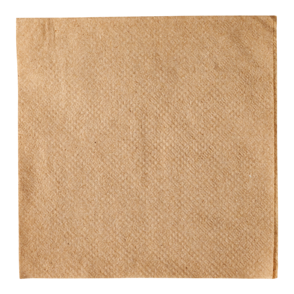 [4,000 ct] 9" x9" Beverage Napkins, Kraft