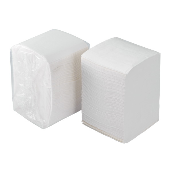 [4,000 ct] 9" x9" Beverage Napkins, White
