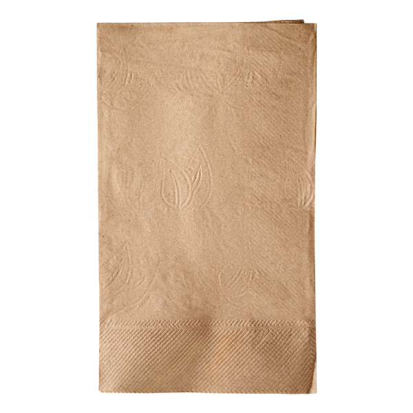 [3,000 ct] 15" x17" 2 Ply Dinner Napkins, Kraft
