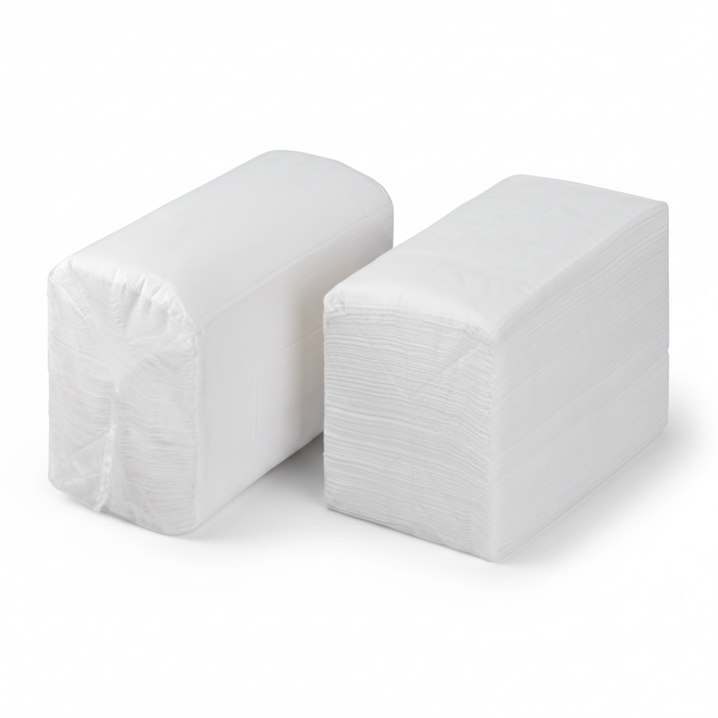 [3,000 ct] 15" x17" 2 Ply Dinner Napkins, White