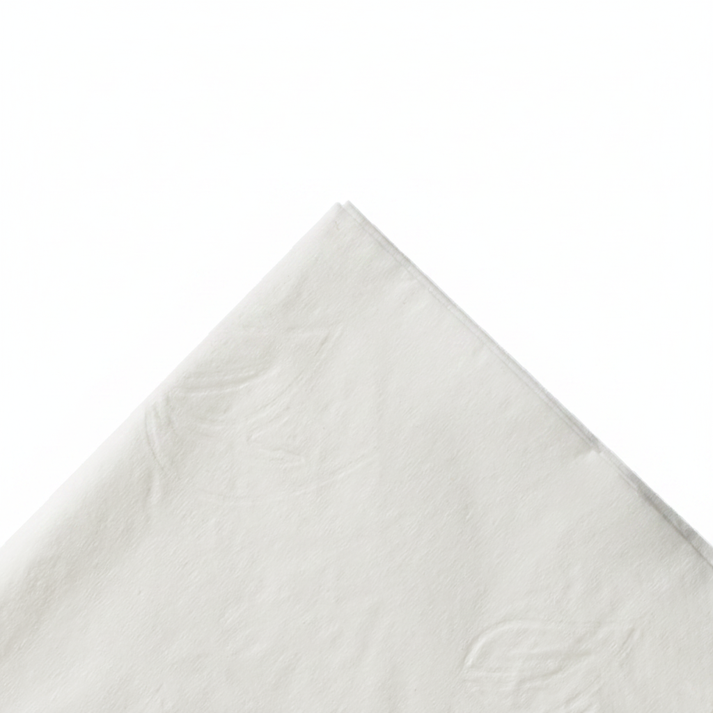 [3,000 ct] 15" x17" 2 Ply Dinner Napkins, White