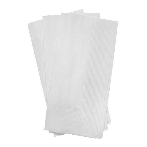 [2,000 ct] 17" x17" Premium Dinner Napkins, White