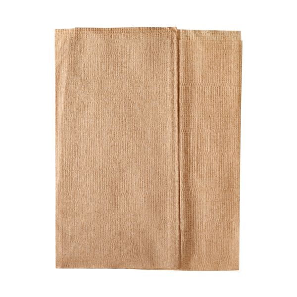 [6,000 ct] 12" x13" Off-Fold Napkins, Kraft