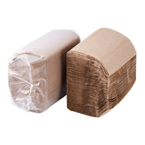[6,000 ct] 12" x13" Off-Fold Napkins, Kraft