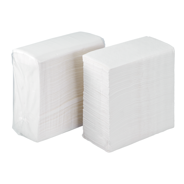 [10,000 ct] 13.5" x7" Tall Fold Dispenser Napkins, White