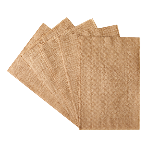 [6,000 ct] 8" x6.5" Interfold Dispense Napkins, Kraft