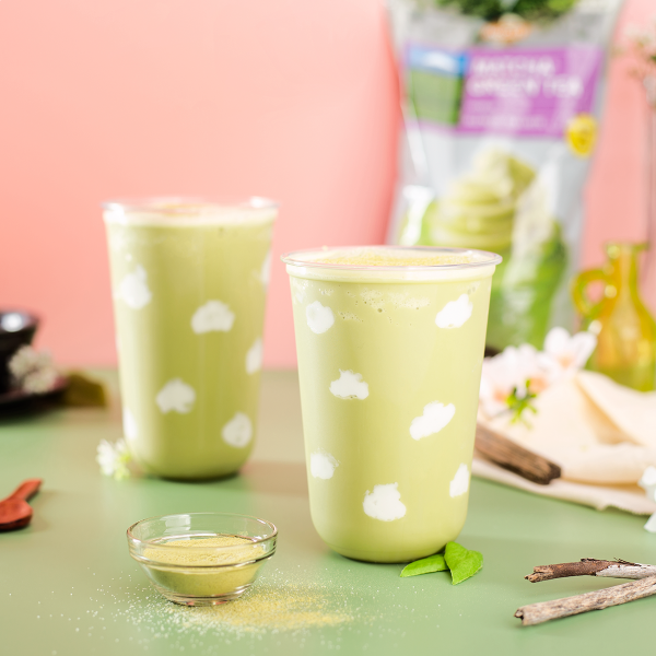 MoCafe Matcha Green Tea Frappe Mix - Bag (3 lbs)